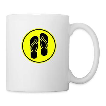 Flip-flops icon - Mug - white - Right