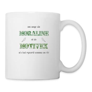Un coup de motivex et de moraline - Mug blanc - blanc - Droite