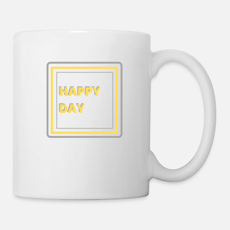 Happy day - Mug blanc - blanc