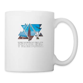 Freiburg Germany City Skyline Home Love - Mug - white - Right