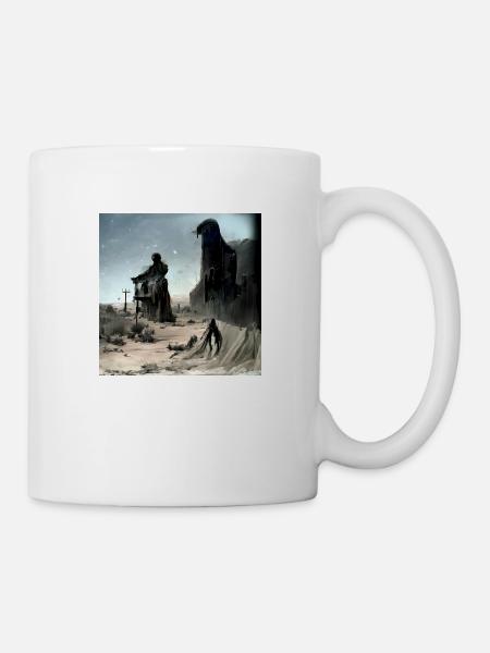 Ville fantôme - Mug blanc - blanc