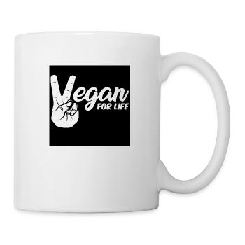 Vegan. - Mug blanc - blanc - Droite