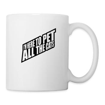 Animaux de compagnie tous les chats - Mug blanc - blanc - Droite