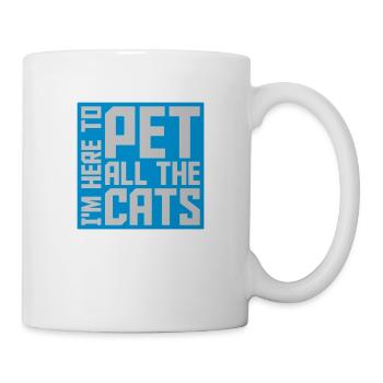Pet All The Cats - Mug - white - Right