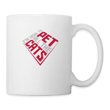 Animaux de compagnie tous les chats - Mug blanc - blanc - Droite