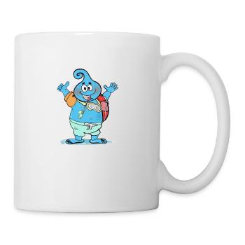 Cette très grosse goutte d’eau conviviale - Mug blanc - blanc - Droite