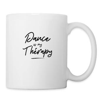 Dance is my thérapy - idée cadeau - sport humour - Mug blanc - blanc - Droite