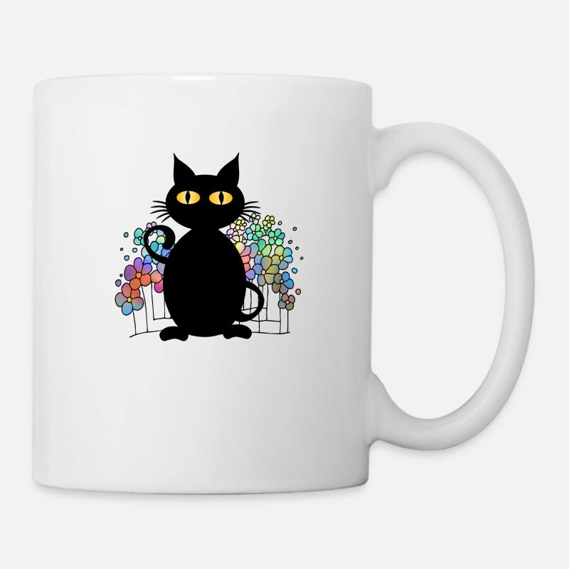 Katze - Tasse - Weiß