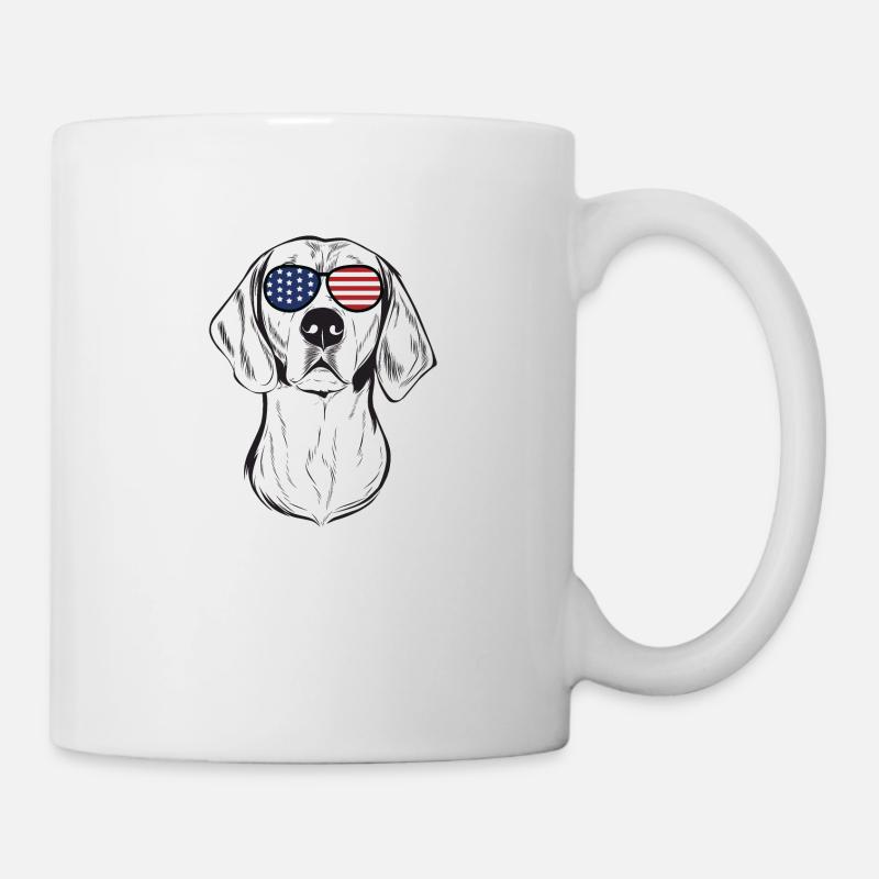 Foxhound américain - Mug blanc - blanc