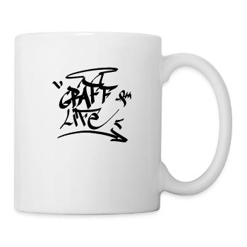 GRAFFITI LIFE - Mug blanc - blanc - Droite