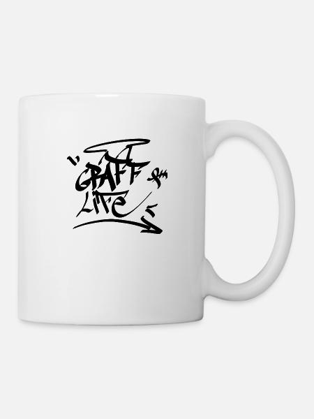 GRAFFITI LIFE - Mug blanc - blanc