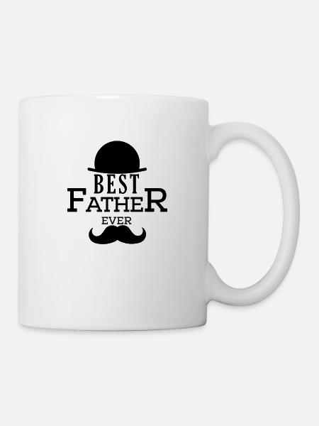 Best father ever - Tasse - Weiß