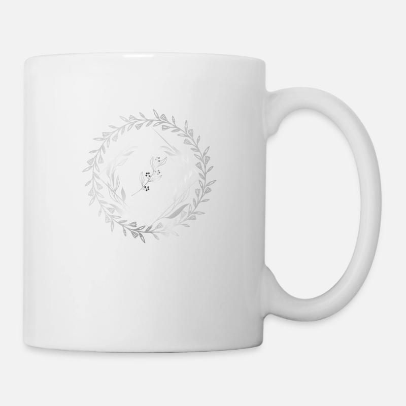 Bague en argent - Mug blanc - blanc
