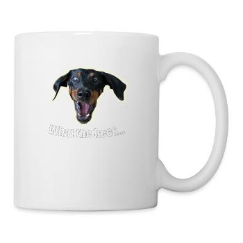 what the heck - Tasse - Weiß - Rechts