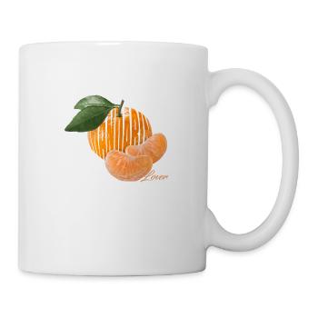 Mandarin Lover - Das Obst mit den süßen Kammern - Tasse - Weiß - Rechts