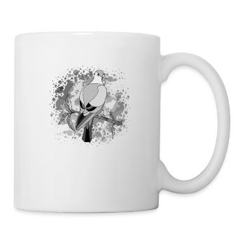 Vogel - Tasse - Weiß - Rechts