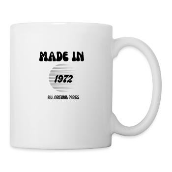 Made In 1972 Funny 50th Birthday Gifts - Mug - white - Right