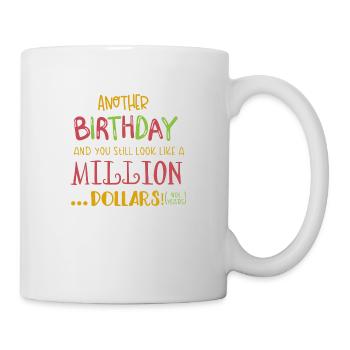 Anniversaire. - Mug blanc - blanc - Droite