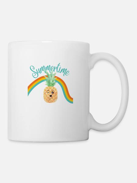 Summertime - Tasse - Weiß