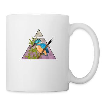 Martin pêcheur - Mug blanc - blanc - Droite