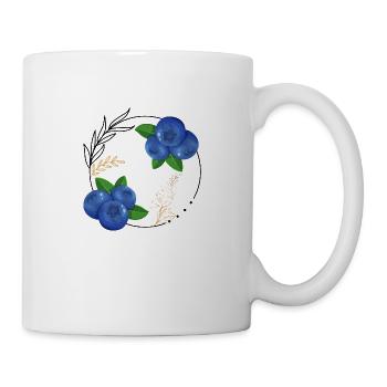 Myrtille intemporelle - Mug blanc - blanc - Droite