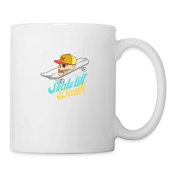 Skate Till Death - Tasse - Weiß - Rechts