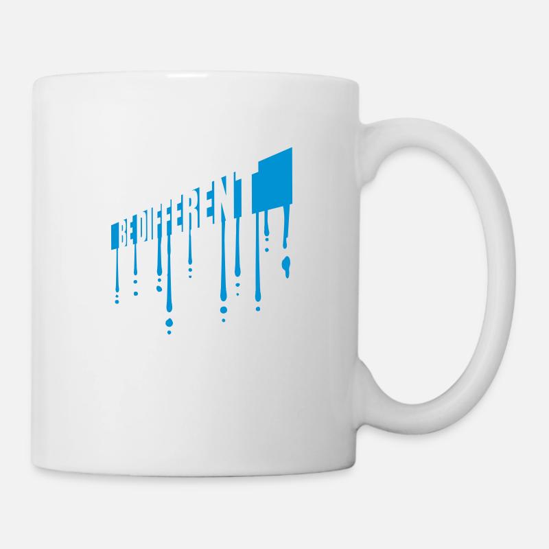Be different Logo Design - Tasse - Weiß