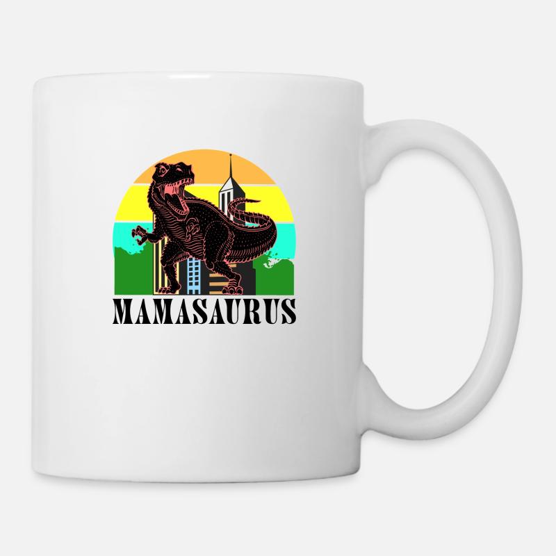 Mamasaurs Mother's day Gift idea - Mug - white