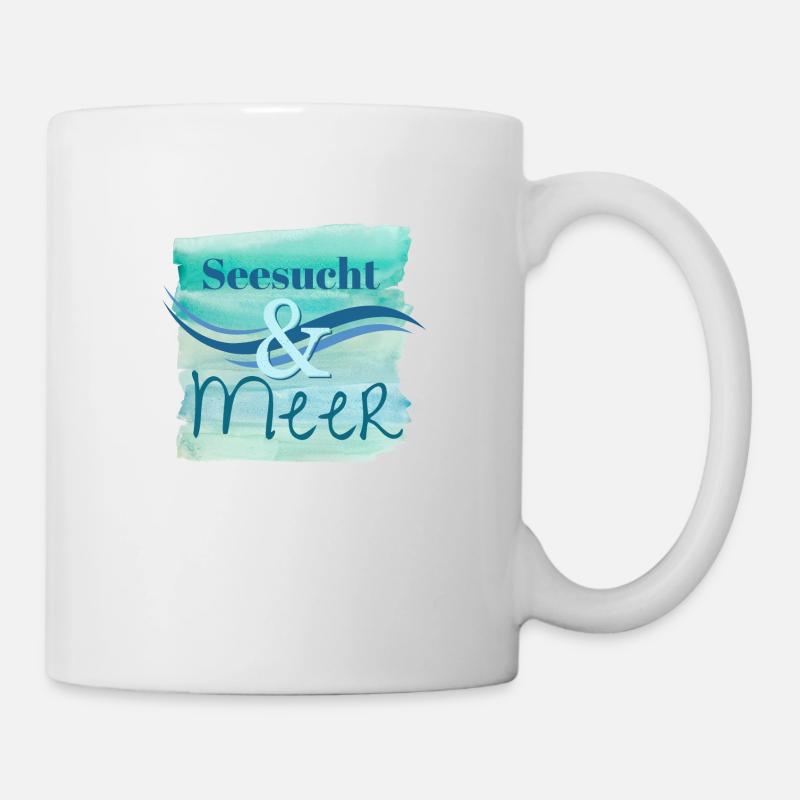 Seesucht & Meer - Tasse - Weiß