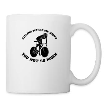 Bicycle Mountain Bike Cycling Cycling Tour Cycling - Mug - white - Right