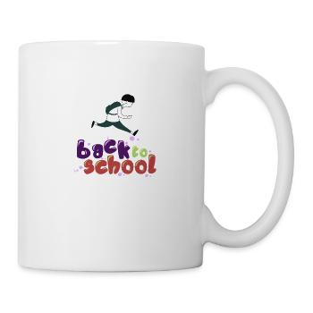 Retour à l'école garçons - Mug blanc - blanc - Droite