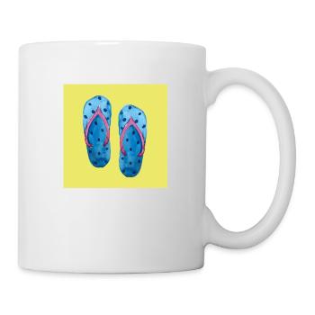 Sommer auf dem T-Shirt - Tasse - Weiß - Rechts
