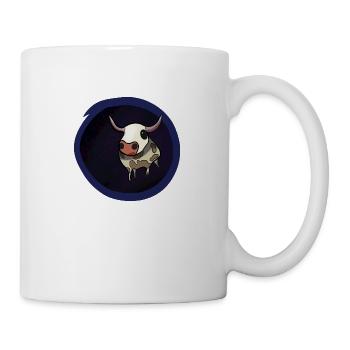 Vache dans l’espace - Mug blanc - blanc - Droite
