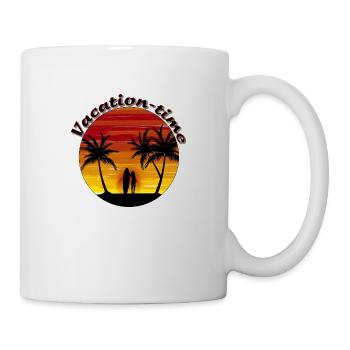 Vacation time - Mug - white - Right