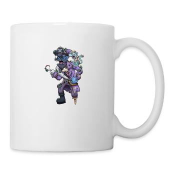 Zombie Piratenkapitän - Tasse - Weiß - Rechts