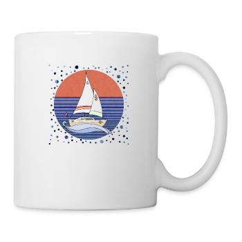 Segelboote - Tasse - Weiß - Rechts