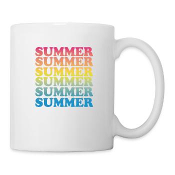 Summer - Tasse - Weiß - Rechts
