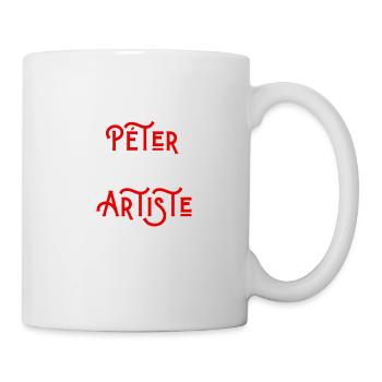 Si péter était un art je serais un artiste - Mug blanc - blanc - Droite