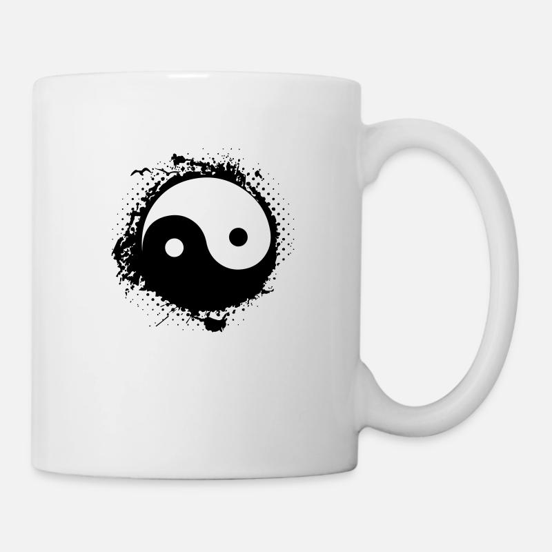 Yin und Yang - Tasse - Weiß