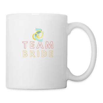 mariée de l’équipe - Mug blanc - blanc - Droite