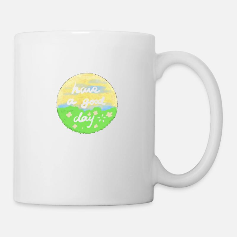 Avoir un devis Bonne journée - Mug blanc - blanc