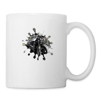 Motorcycle splash SW - Mug - white - Right