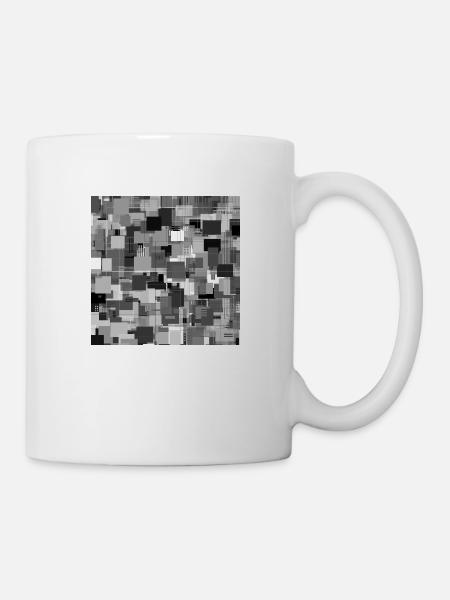 Würfel chaos - Tasse - Weiß
