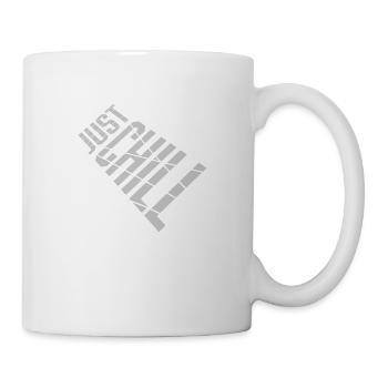 Just Chill Text Logo - Mug - white - Right