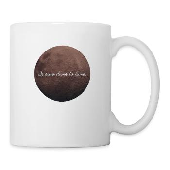 Je suis dans la lune - rêveur - Mug blanc - blanc - Droite