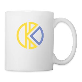 K Marque de vêtements - Mug blanc - blanc - Droite