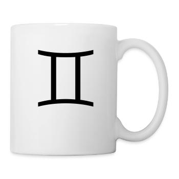zwillinge1 - Mug blanc - blanc - Droite