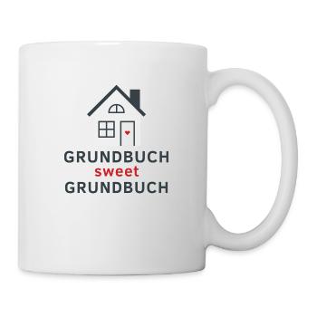 Grundbuch sweet Grundbuch - Tasse - Weiß - Rechts