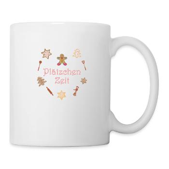 Plätzchen Zeit an Weihnachten. Tolles Weihnachten - Tasse - Weiß - Rechts