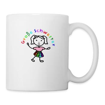 Ich bin eine große Schwester. - Tasse - Weiß - Rechts